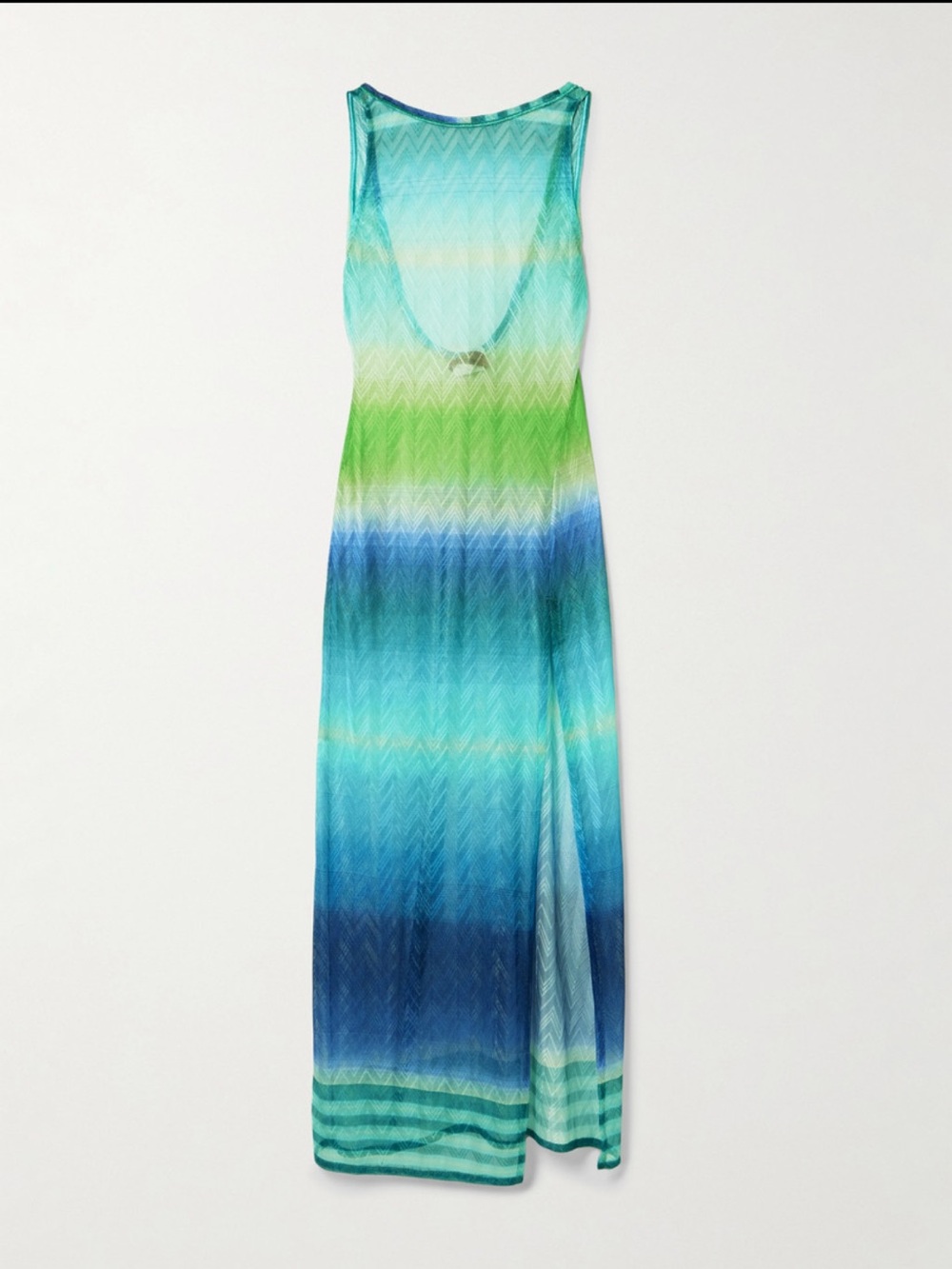 NEW / Missoni Degrade Crochet Knit Maxi Dress / Swim Cover Up / 38